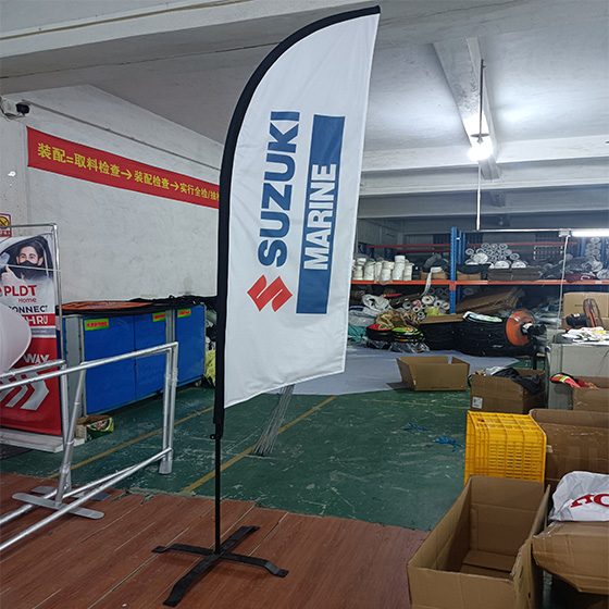 SUZUKI MARINE FEATHER FLAGS WITH KITS