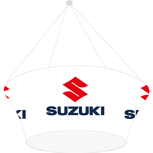 suzuki trade show hanging banner