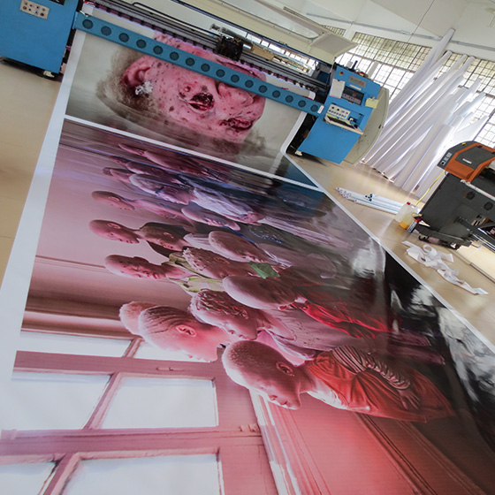 large outdoor banner printing