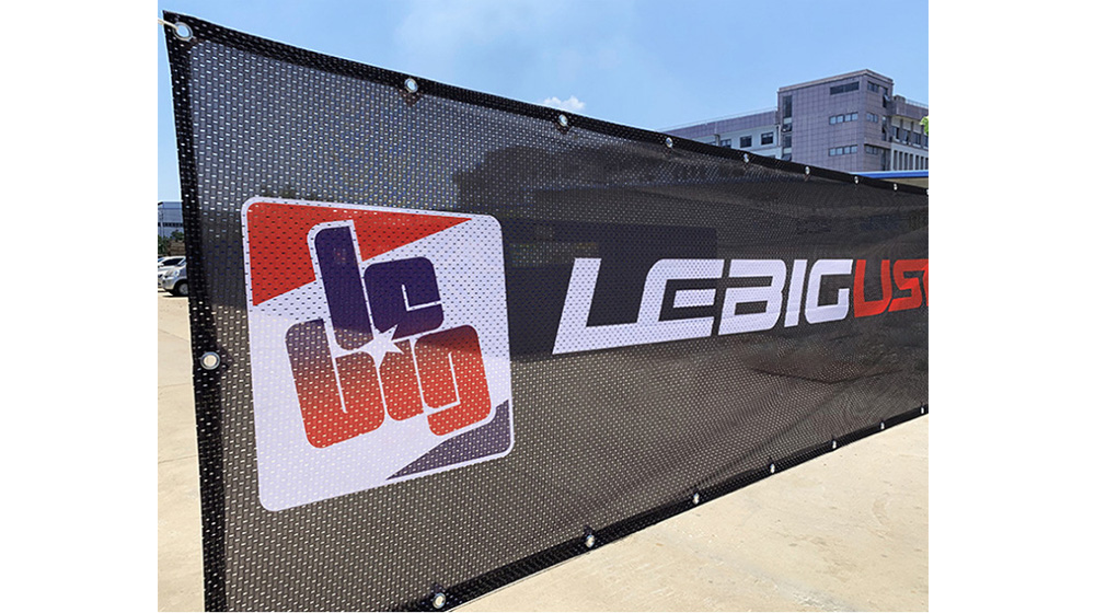 custom fabric mesh banners