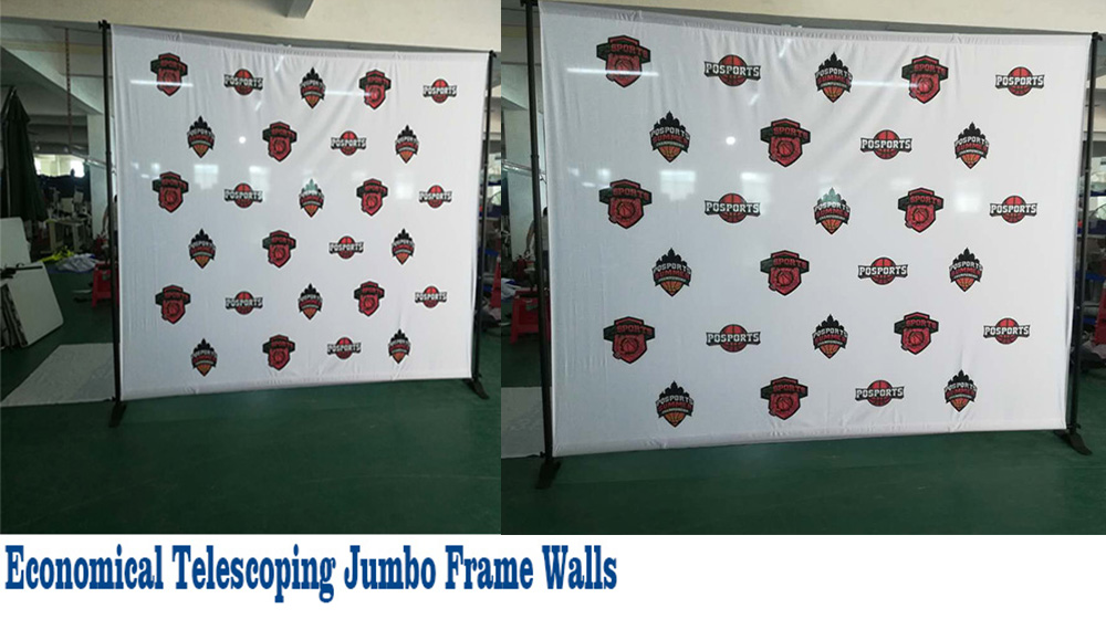 8 feet Media Wall Backdrop