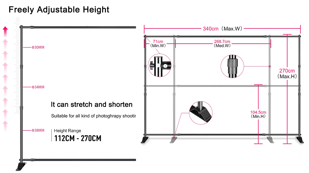 Adjustable Jumbo Stand