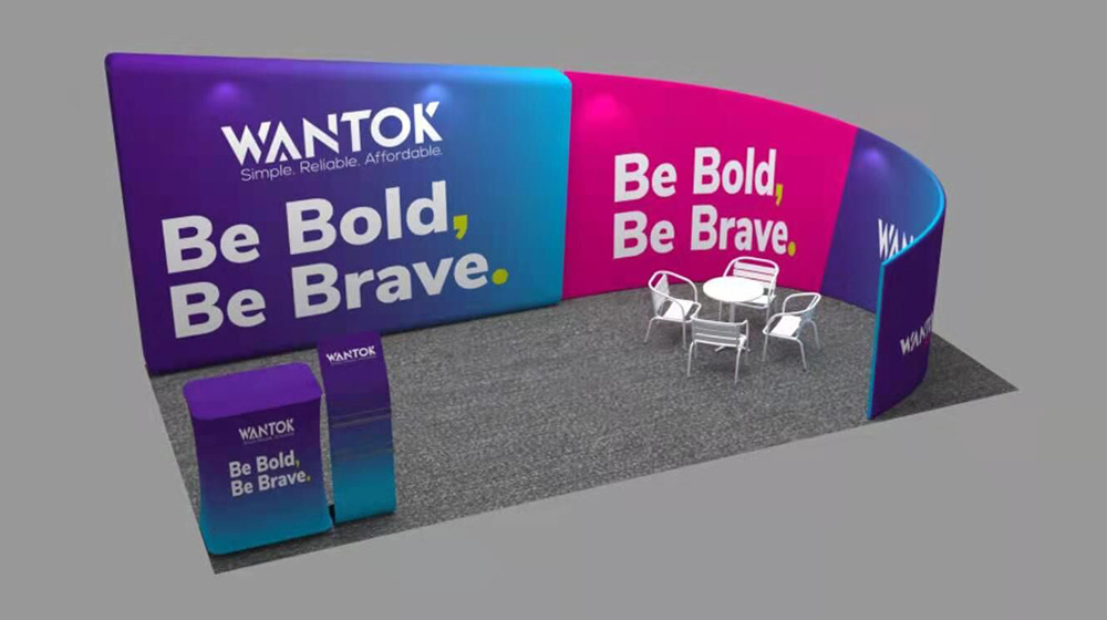 Curved Backdrop Banner