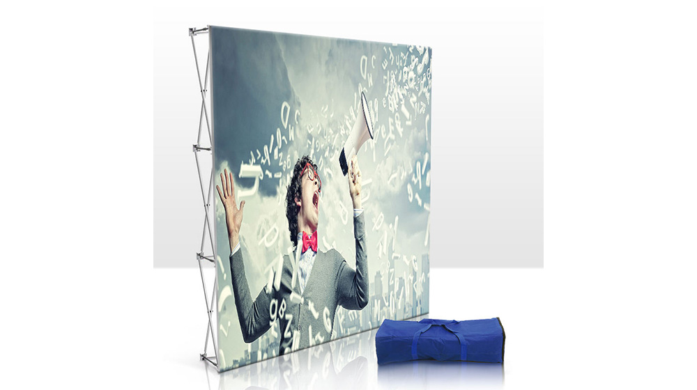 Custom Pop Up Fabric Backdrop