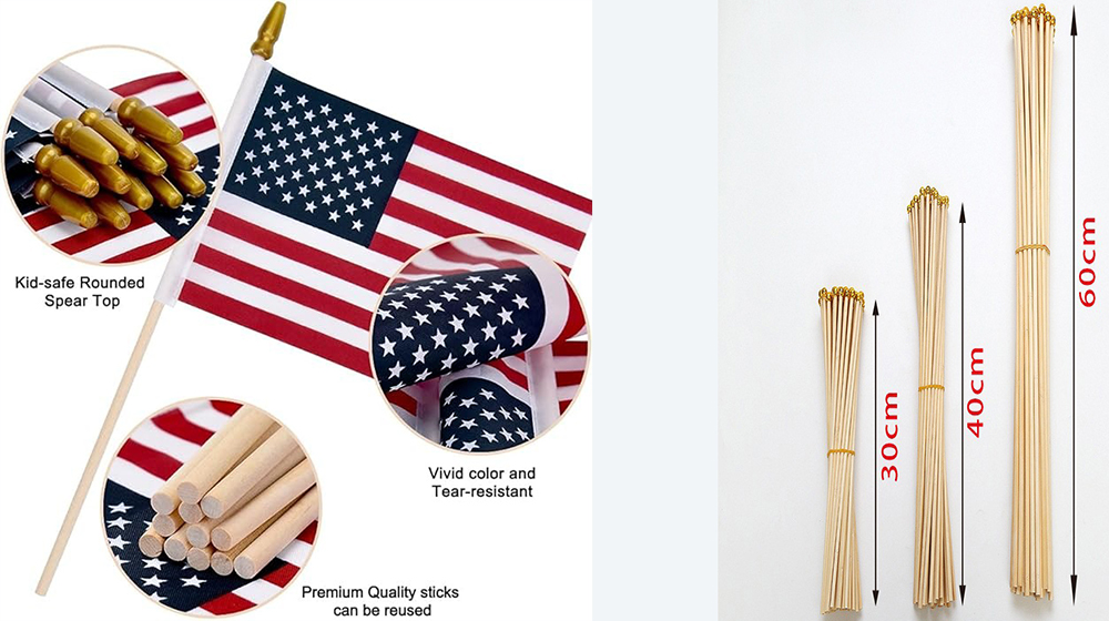 Custom Small Handheld Flags
