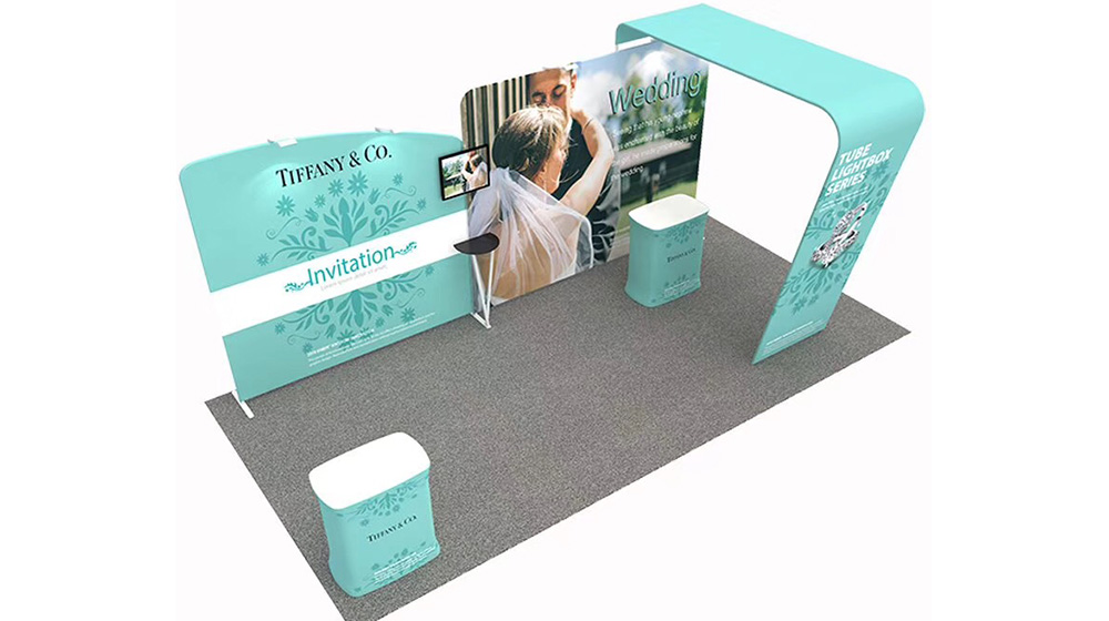 Custom Tension Fabric Backdrop Display