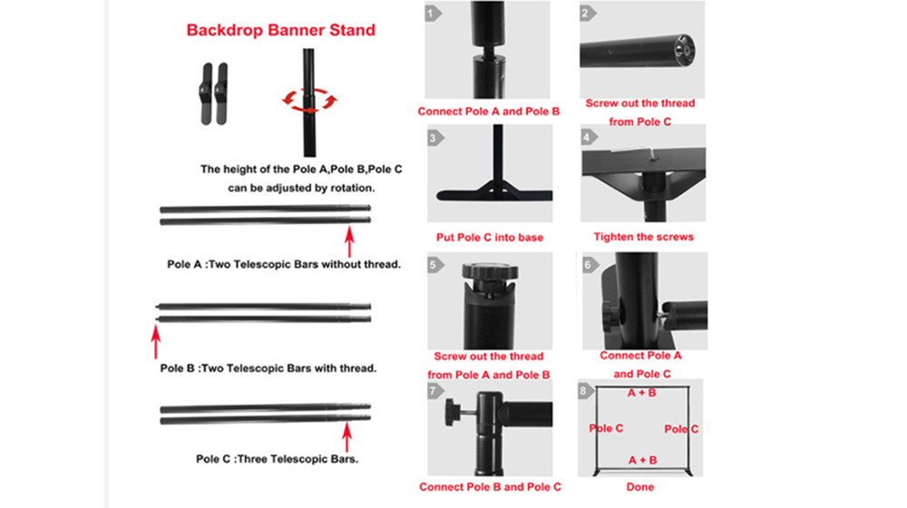 Media Wall Banner Stand