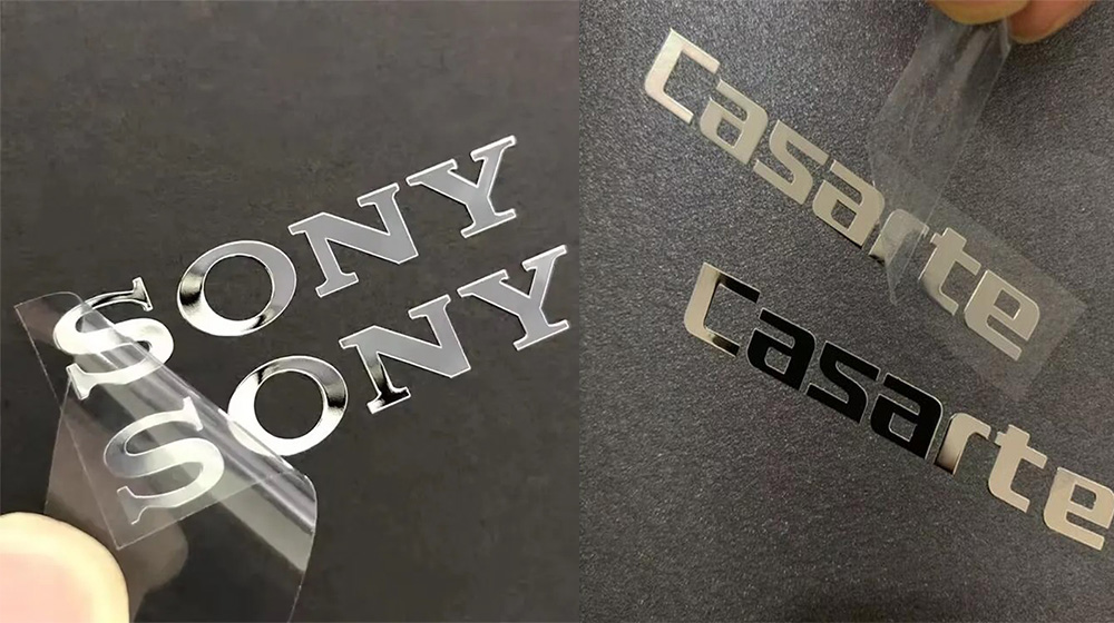 Silver Metallic Stickers