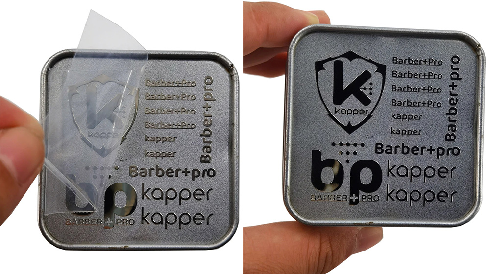 silver metal transfer stickers