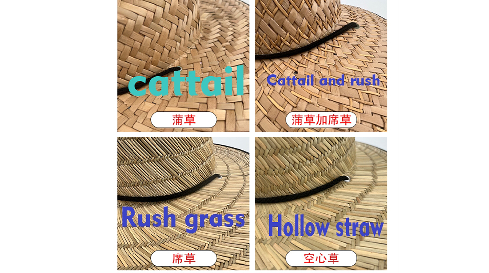 custom straw hats material